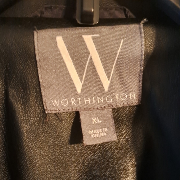 Worthington Quilted Faux Leather Moto Jacket - Picture 4 of 12